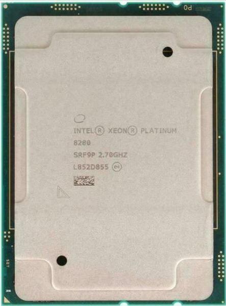 Intel Xeon Platinum 8280 SRF9P 28C 2.7GHz 3.3/4.0GHz 38.5MB 205W LGA3647 DDR4-2933