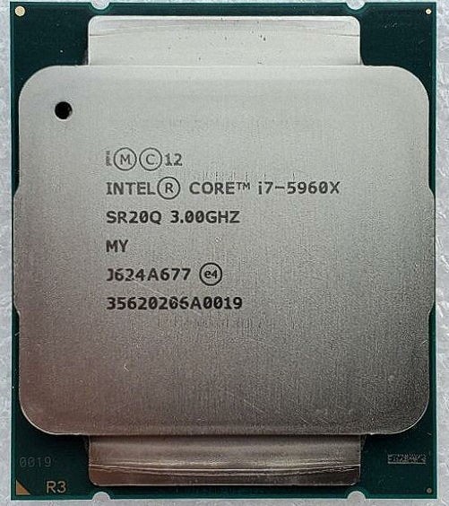 Intel Core i7-5960X SR20Q 8C 3GHz 20MB 140W LGA2011-3CM8064801547964_画像1