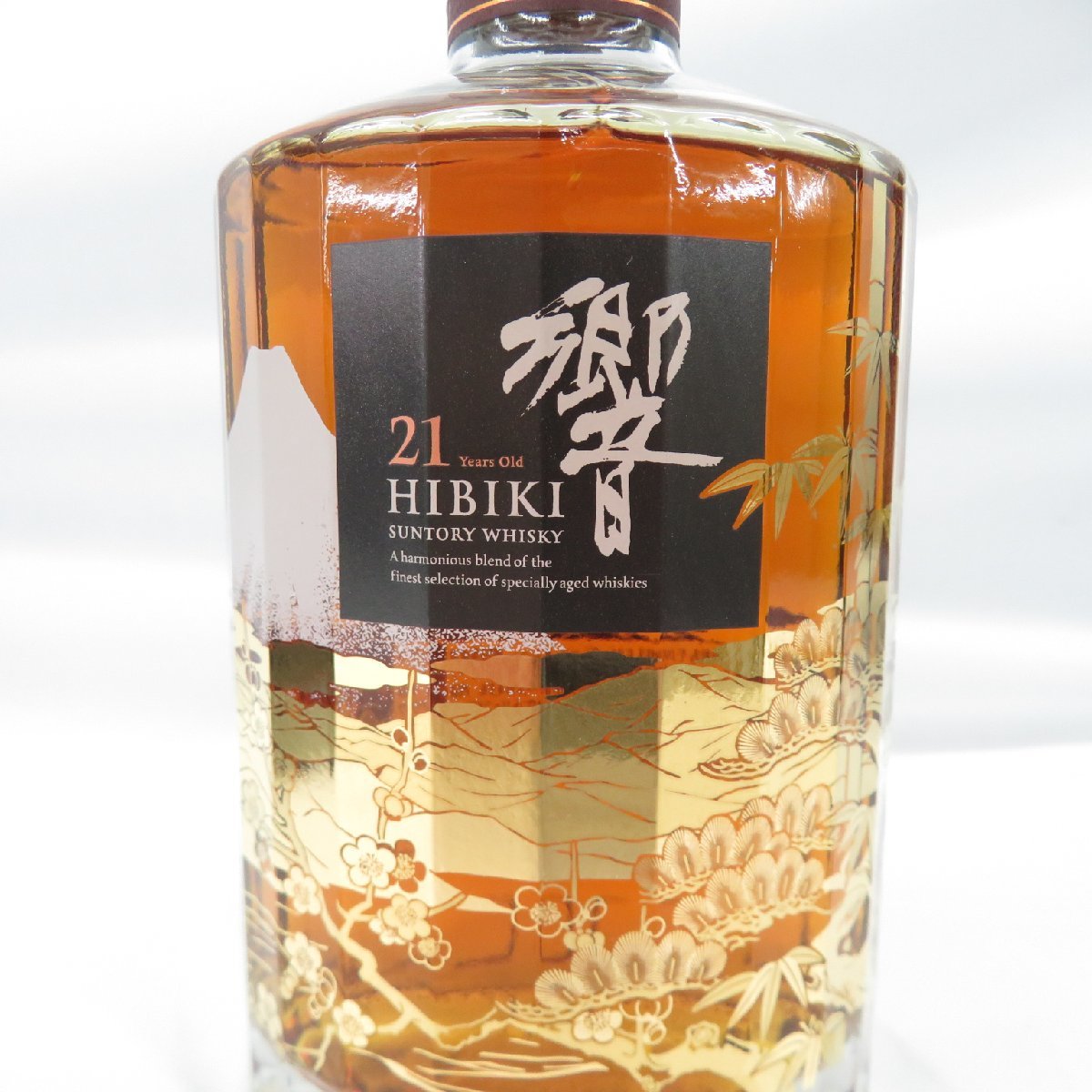 未開栓 SUNTORY サントリー 響 HIBIKI 21年 意匠ボトル 花鳥風月 ...