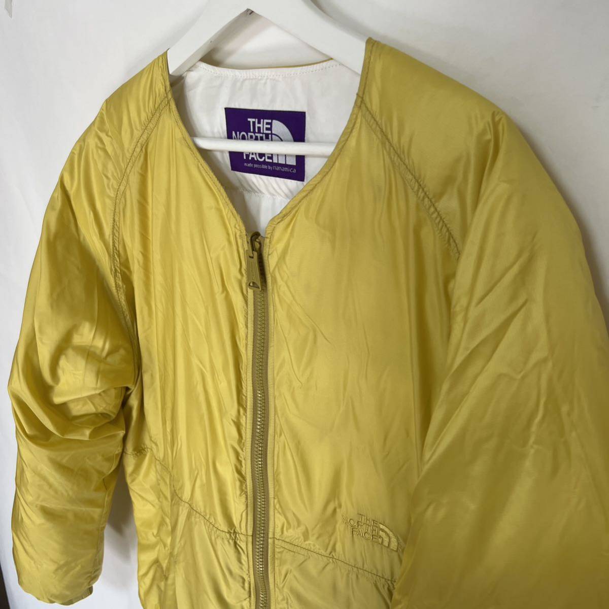 魅力的な価格 NORTH THE FACE 古着 M レモン 光電子ダウン PERTEX
