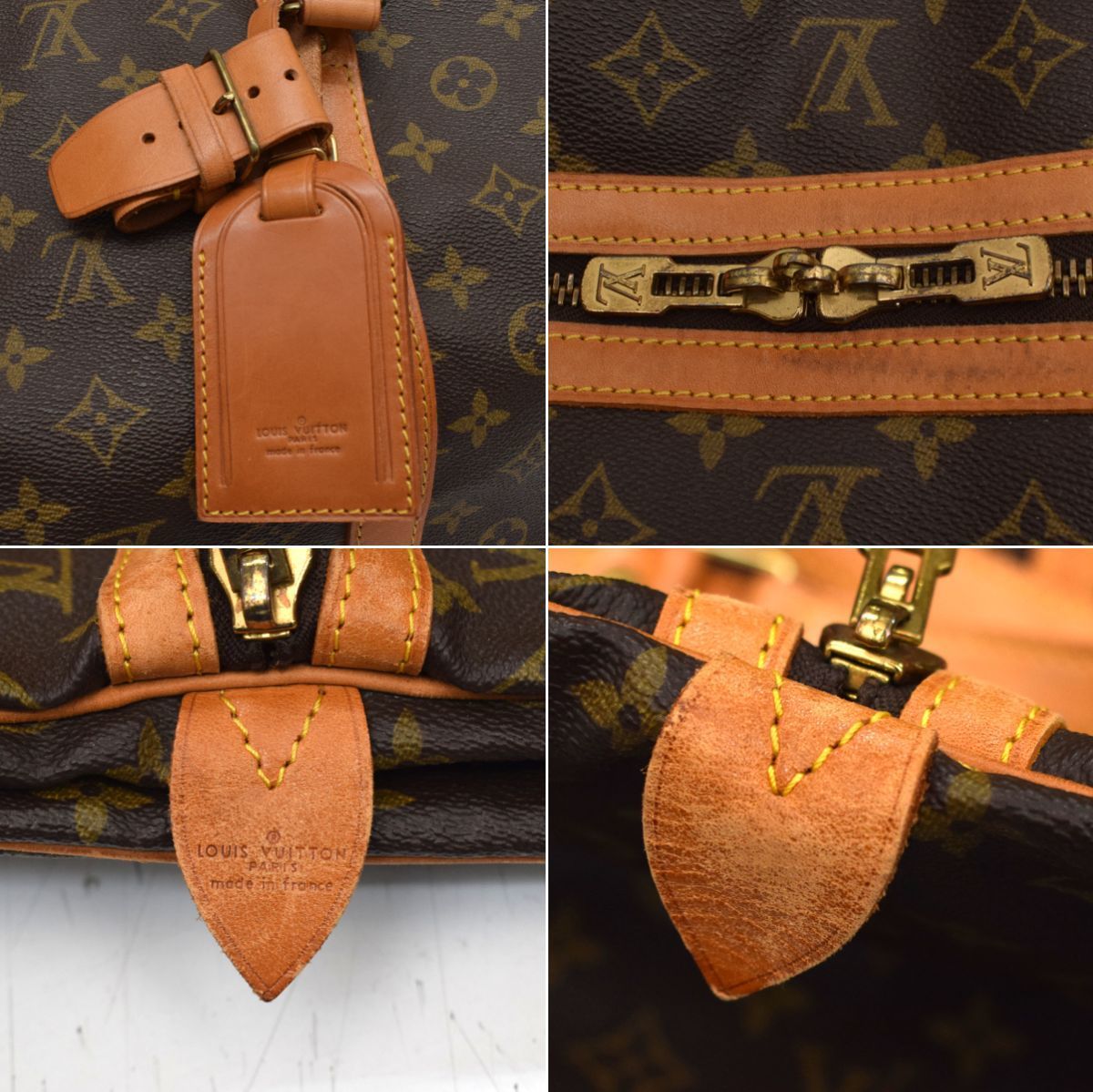 LOUIS VUITTON ルイヴィトン モノグラム サックスープル55 ボストン