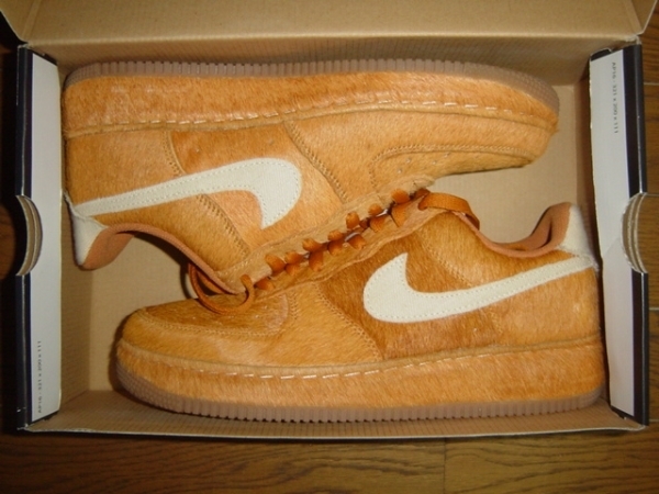 新品 2009年製 NIKE AIR FORCE1 LOW HALLOWEEN SAVAGE BEAST US8.5 26.5cm 未使用デッドストック ナイキ エアフォース1 ハロウィン ハラコ_画像3