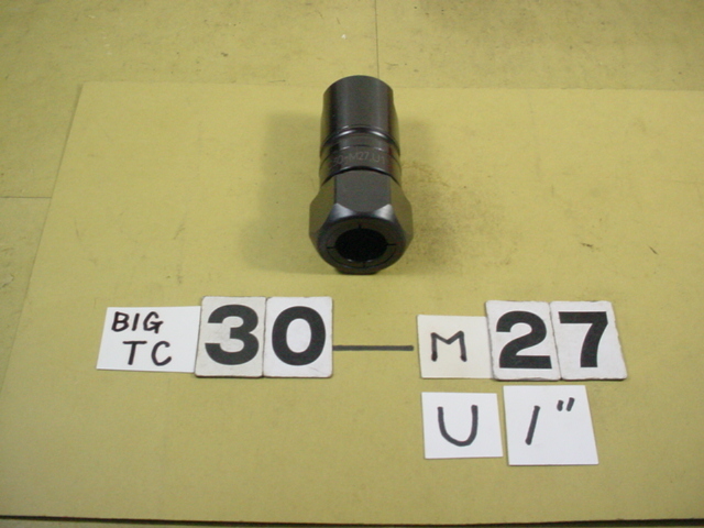 TC30-M27　BIG　タッパーコレット　ミリ目タップ M27用 中古品_画像1