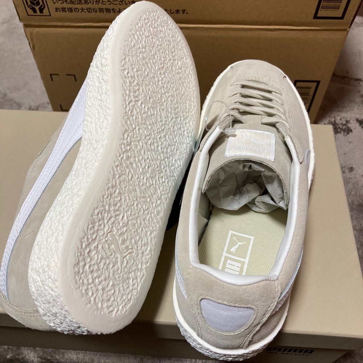 PUMA for emmi コラボ Muenster プーマ スニーカー レディース 25.5cm 靴 春 スプリング