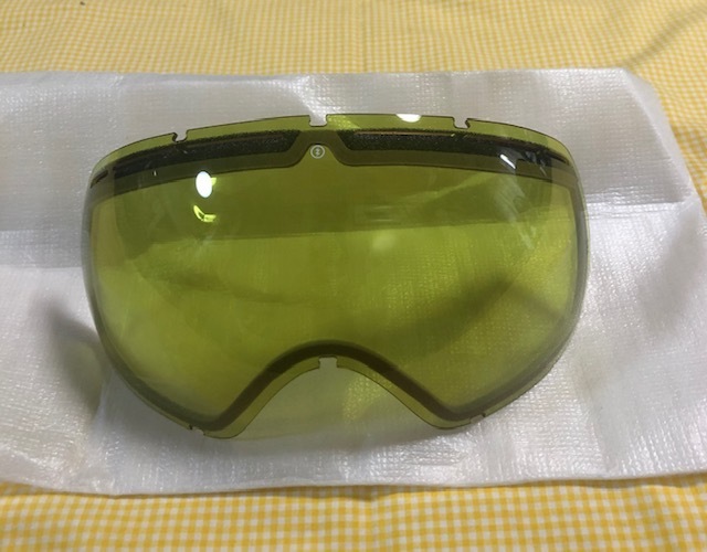 未使用ELECTRIC EG-2 スペアレンズ YELLOW/GREEN 降雪ナイター向け