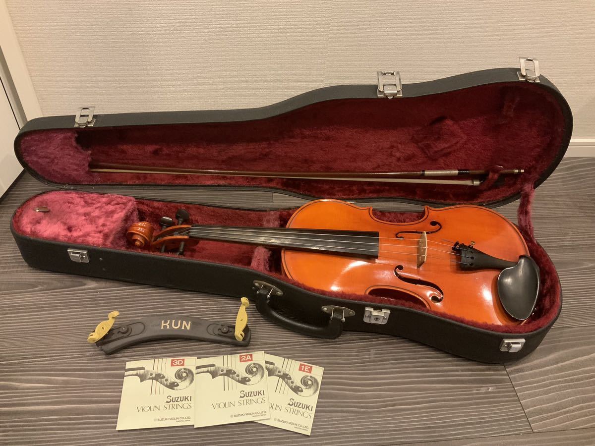 SUZUKI VIOLIN スズキ バイオリン No.360 4/4 1975-