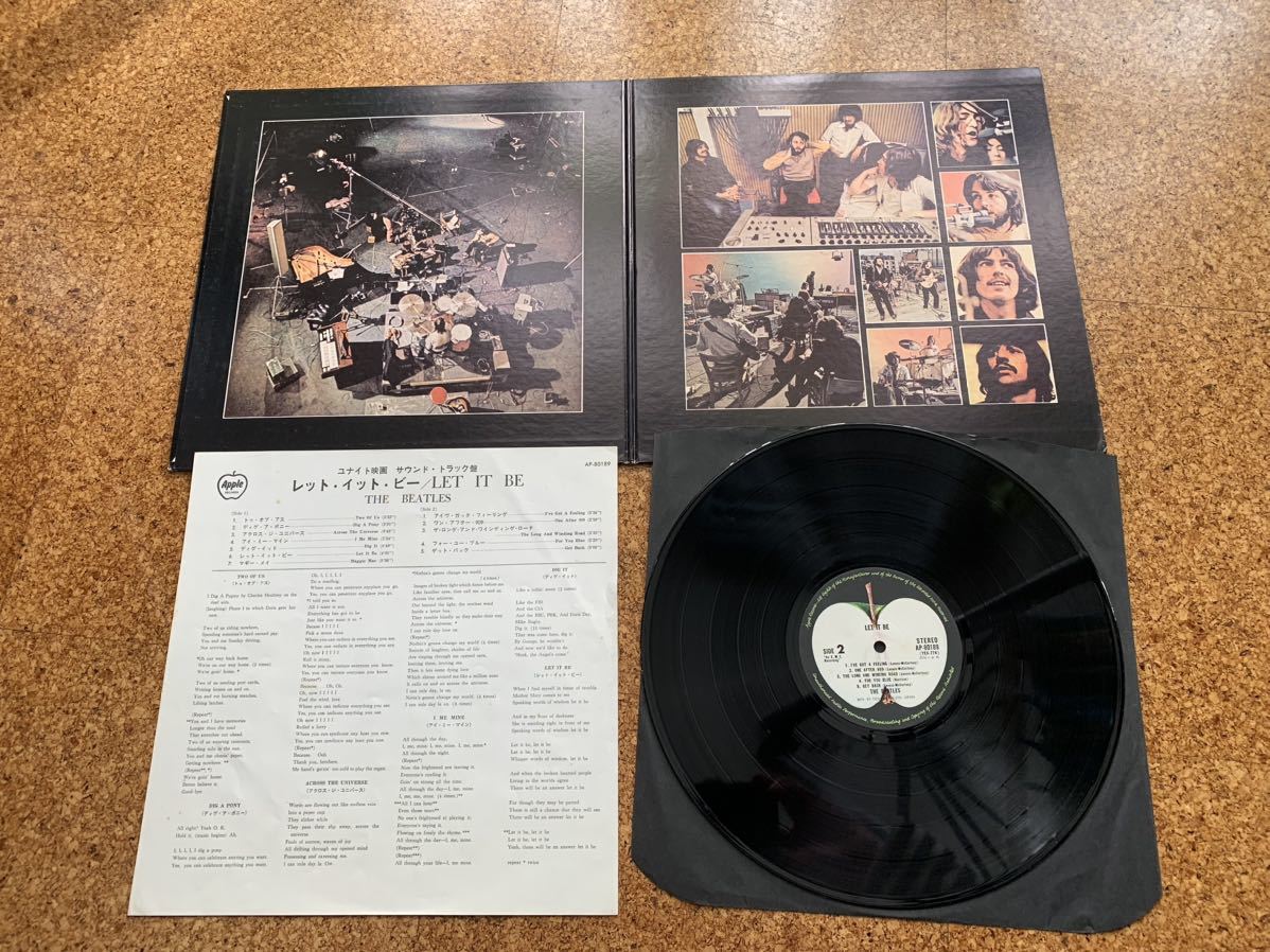  Beatles LET IT BE аналог запись LP запись THE BEATLES AP-80189 включение в покупку возможность 