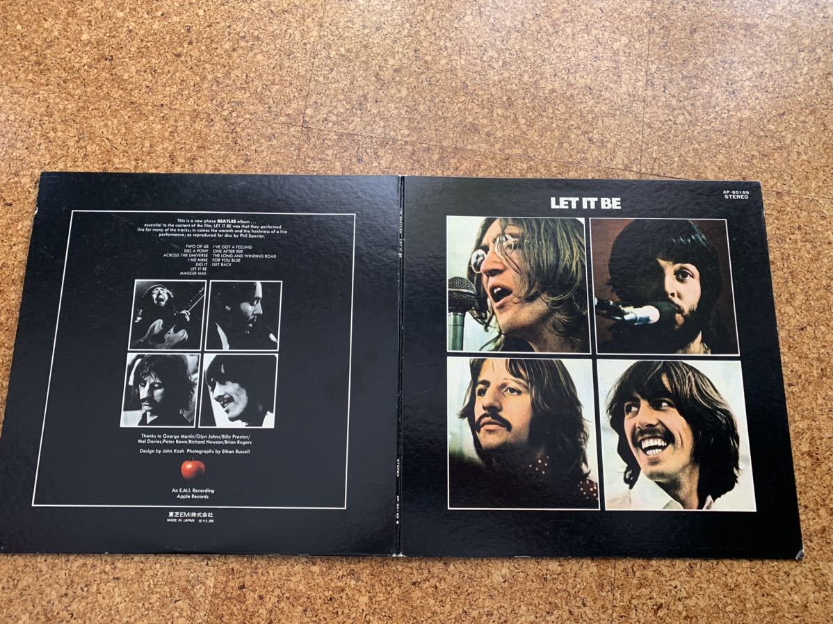  Beatles LET IT BE analogue record LP record THE BEATLES AP-80189 including in a package possibility 