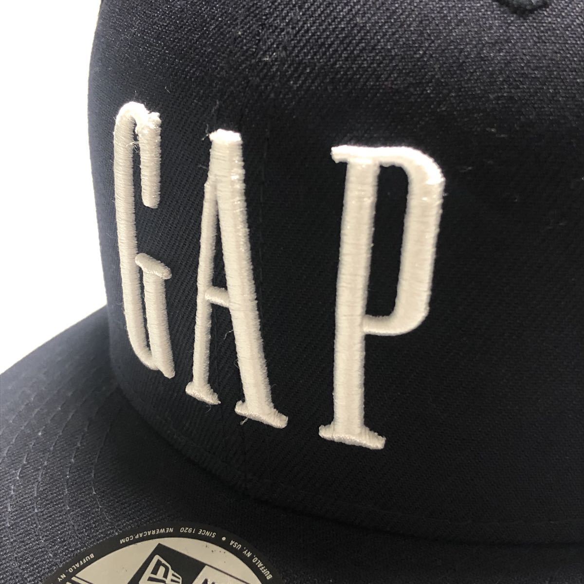 即完 GAP × NEW ERA 50周年限定コラボ キャップ 紺 ネイビー NAVY ギャップ ニューエラ 9FIFTY