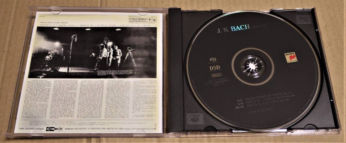 SACD「 バッハ:イタリア協奏曲、パルティータ第1番&2番」(グレン