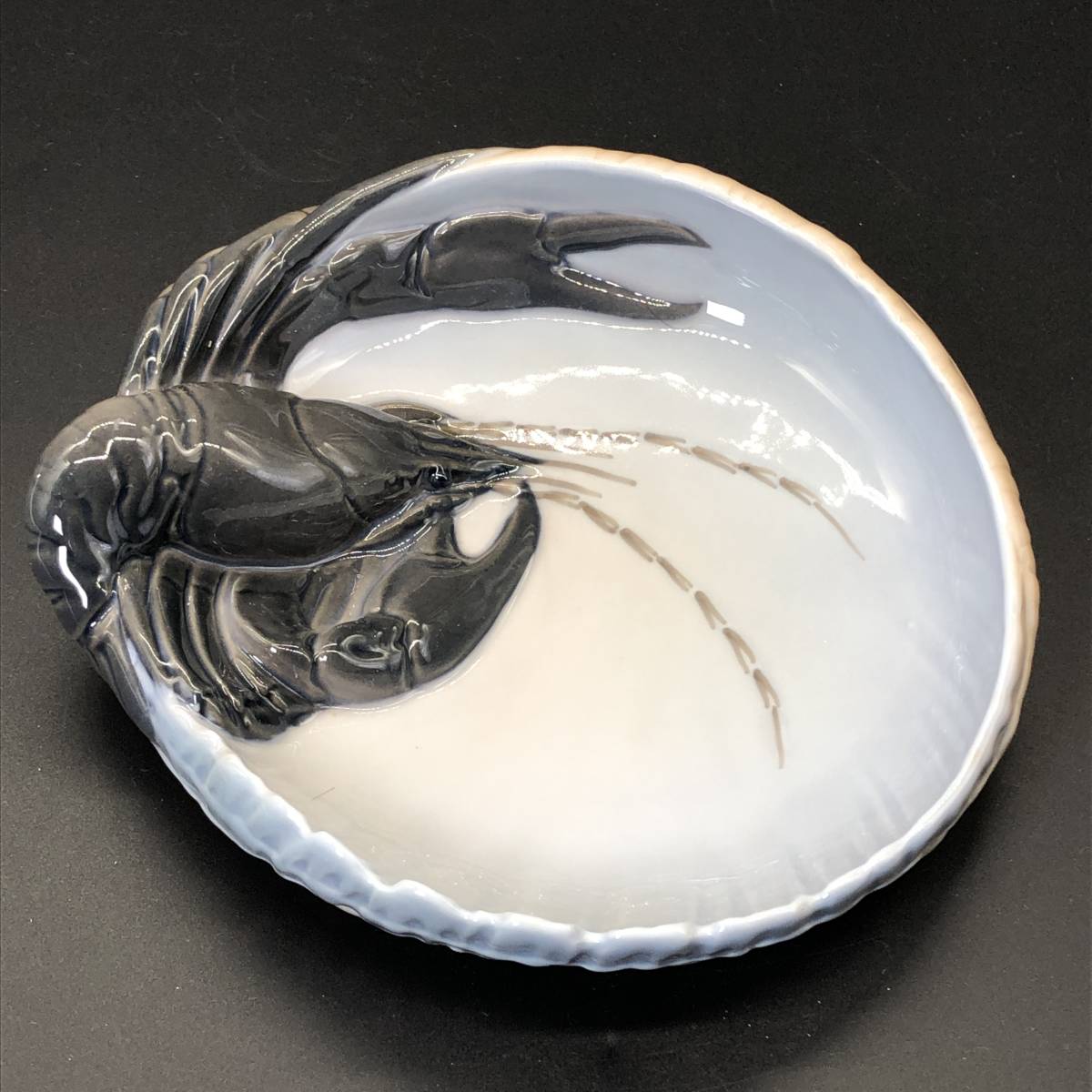 1級品 】ロイヤルコペンハーゲン ロブスターデッシュ 約16cm アール ...