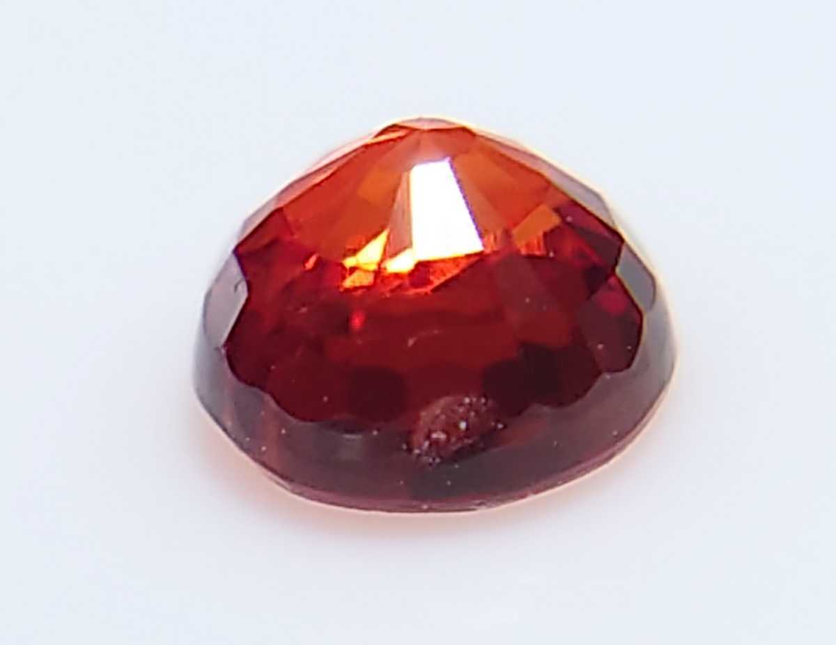 輝く高品質な オレンジサファイア 0.41ct ルース ちょいカケ(LA-5874