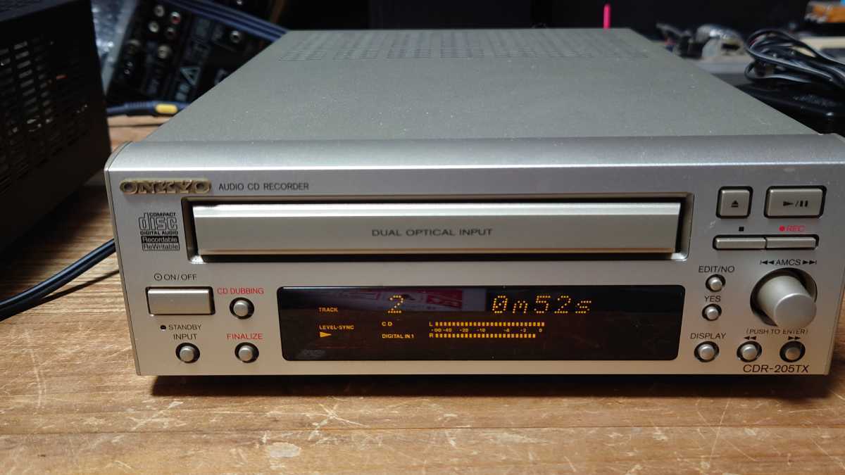 ONKYO Onkyo AUDIO CD RECORDER audio CD recorder CDR-205TX Junk 