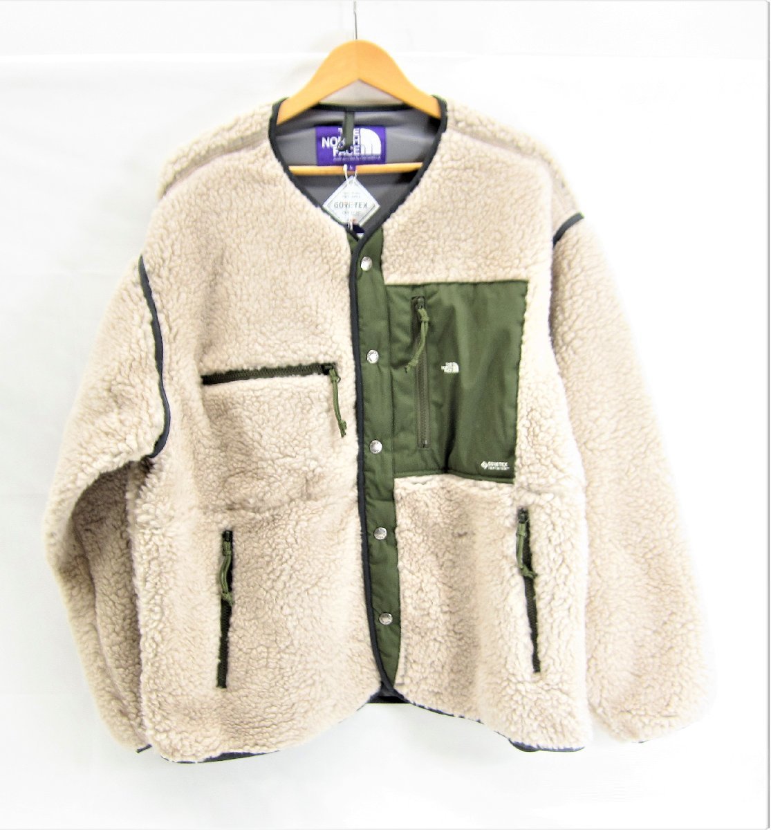 THE NORTH FACE PURPLE LABEL ザノースフェイスパープルレーベル Wool Boa Fleece Field Cardigan SIZE:L メンズ 衣類 □UF3586