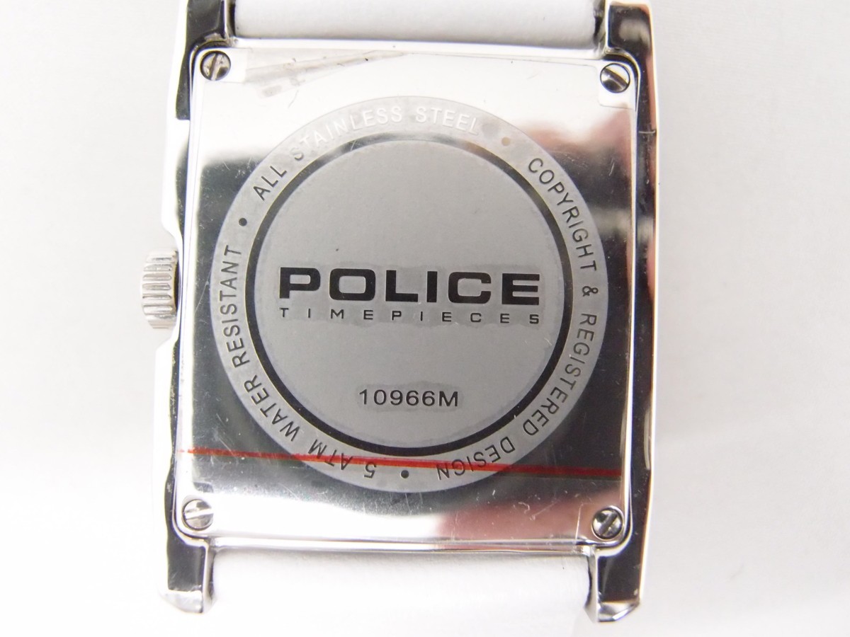 １着でも送料無料 POLICE ポリス 〇WA3470 メンズ 中古 腕時計