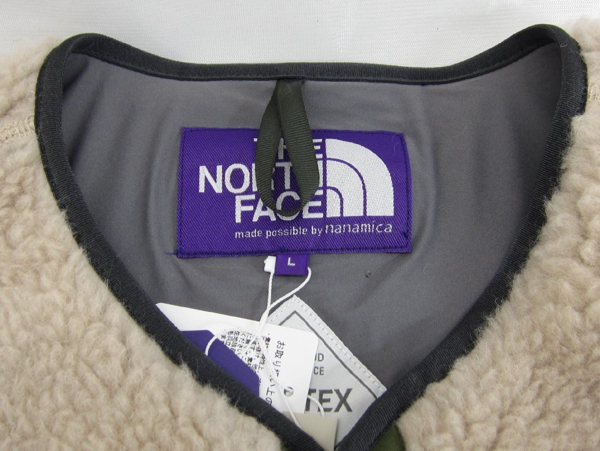 THE NORTH FACE PURPLE LABEL ザノースフェイスパープルレーベル Wool Boa Fleece Field Cardigan SIZE:L メンズ 衣類 □UF3586_画像5