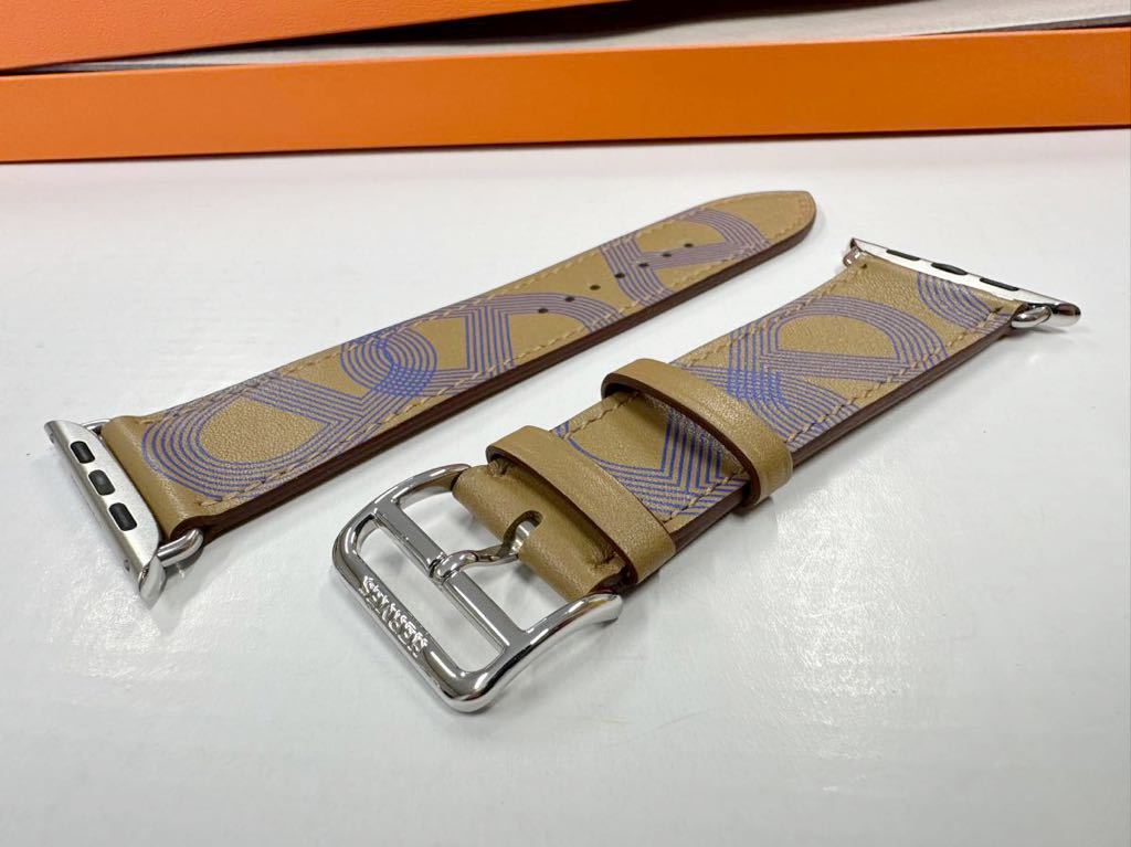 ☆即決 未使用 レア ビスキュイ サーキットH Apple watch HERMES Series7 45mm シンプルトゥール アップルウォッチ エルメス 純正 131