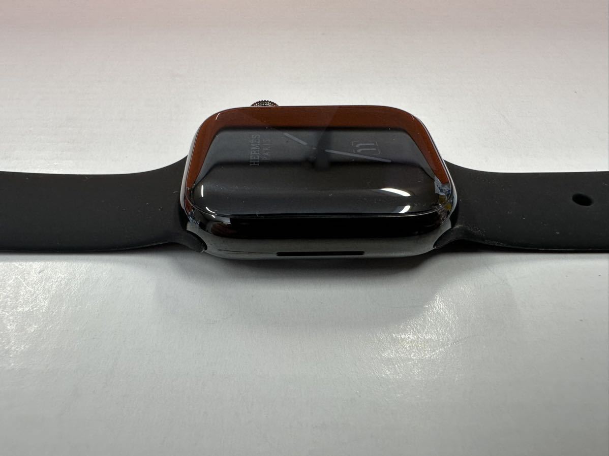 ☆即決 超美品 Apple Watch series7 HERMES 41mm アップルウォッチ エルメス GPS+Cellular ブラックステンレス 心電図 黒 シリーズ7 048