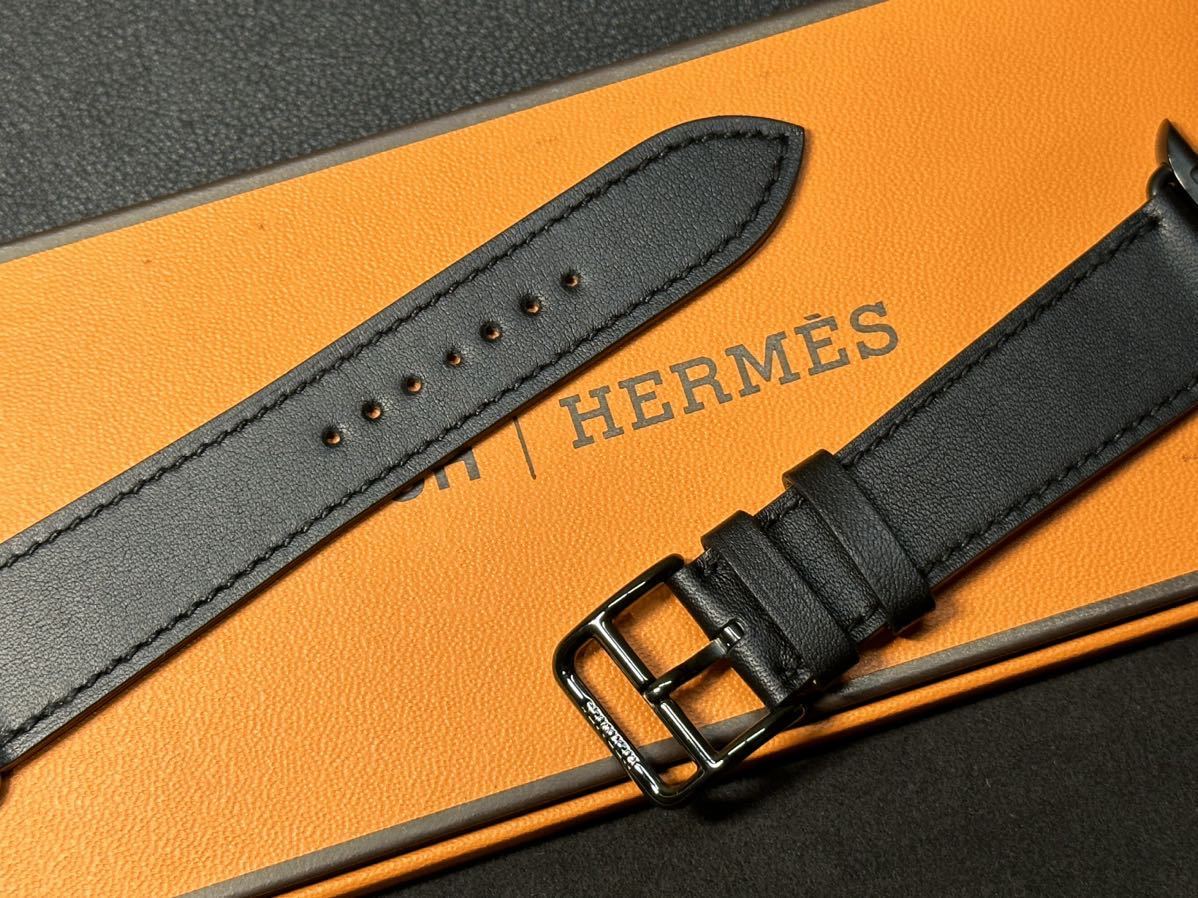 即決 ほぼ未使用 Apple Watch Hermes 41mm 40mm ブラック 黒 シンプル