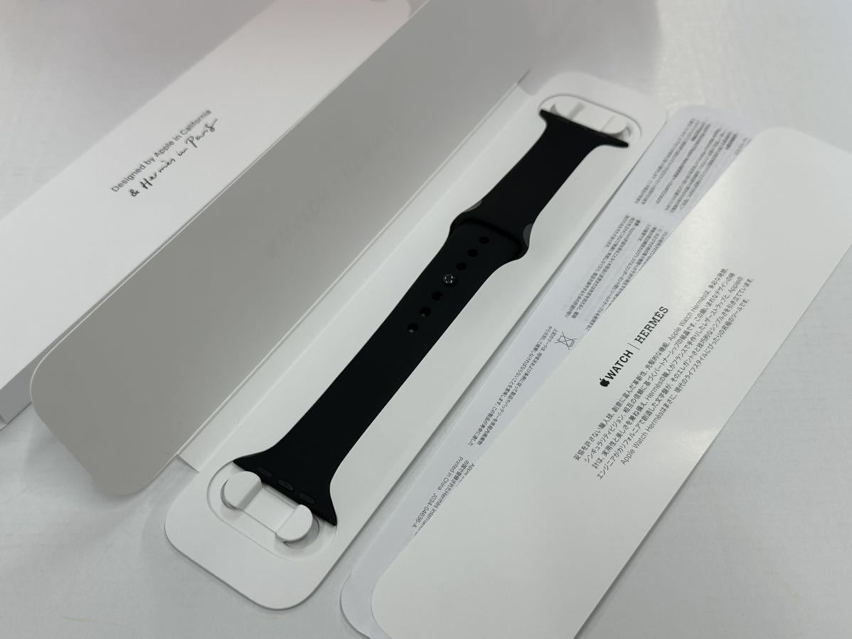 未使用 即決 Apple Watch HERMES 黒 エルメス 限定 ブラックスポーツ