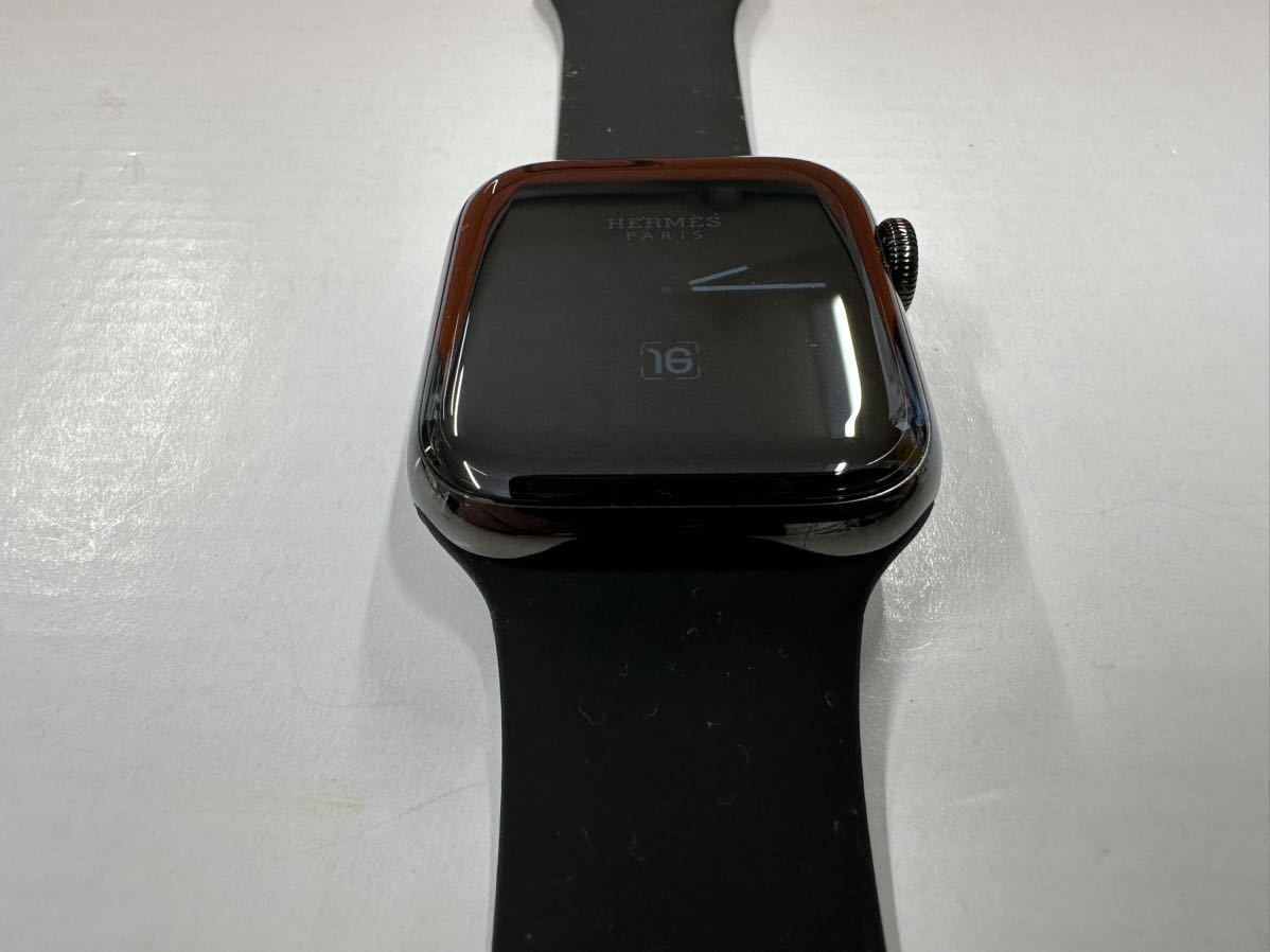 即決 美品 Apple Watch series5 HERMES 40mm ブラック 本体 アップルウォッチ エルメス 黒 GPS+Cellular  102
