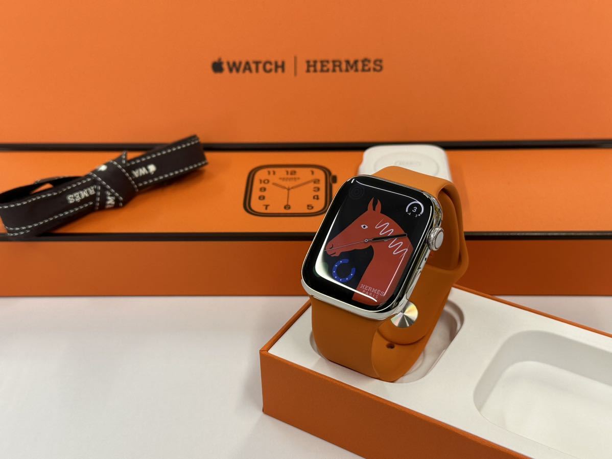 ☆即決 超美品 Apple Watch series8 HERMES 45mm アップルウォッチ