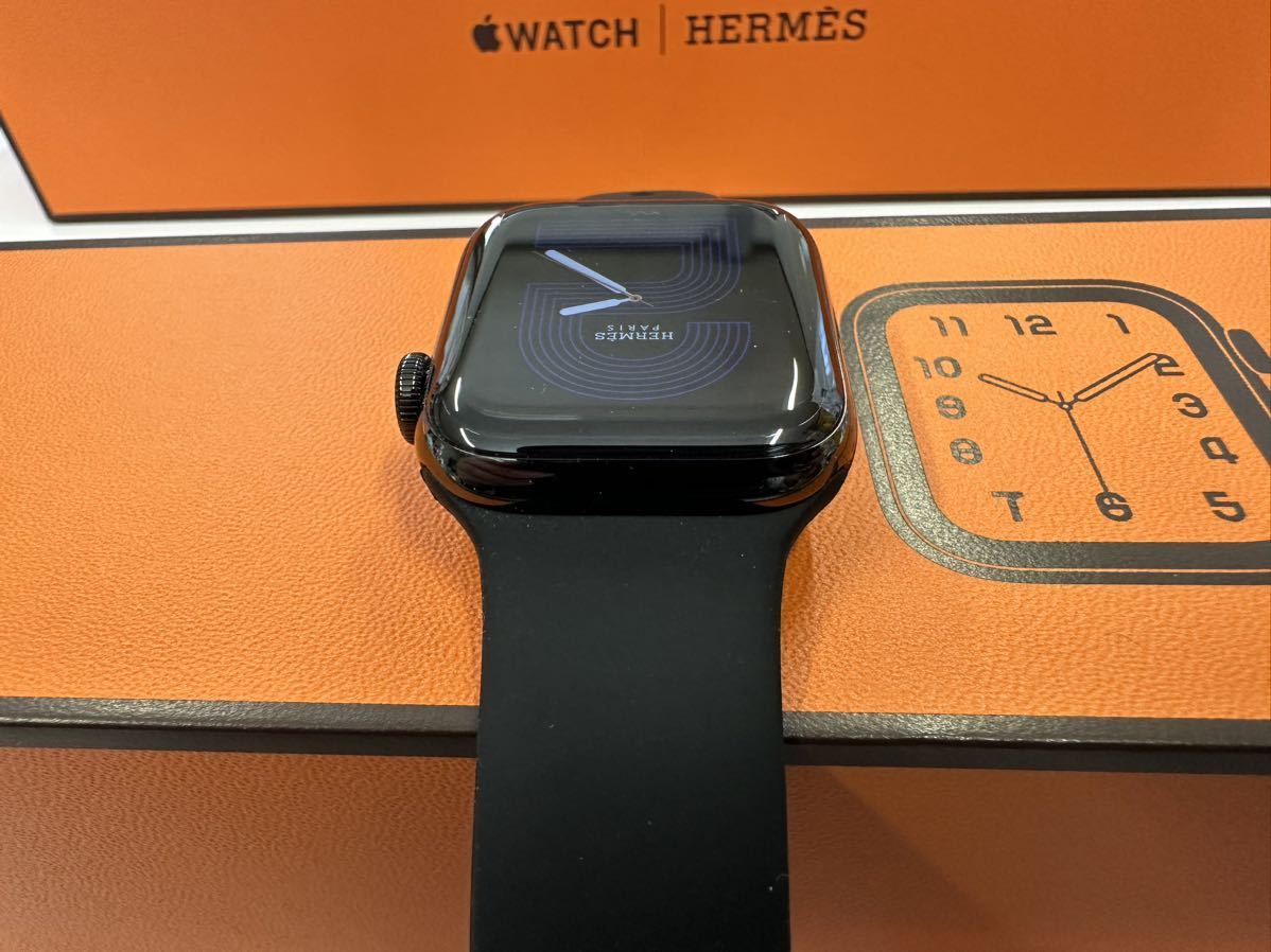 ☆即決 バッテリー99% Apple Watch series6 HERMES 40mm ブラック アップルウォッチ エルメス 黒  GPS+Cellular 174
