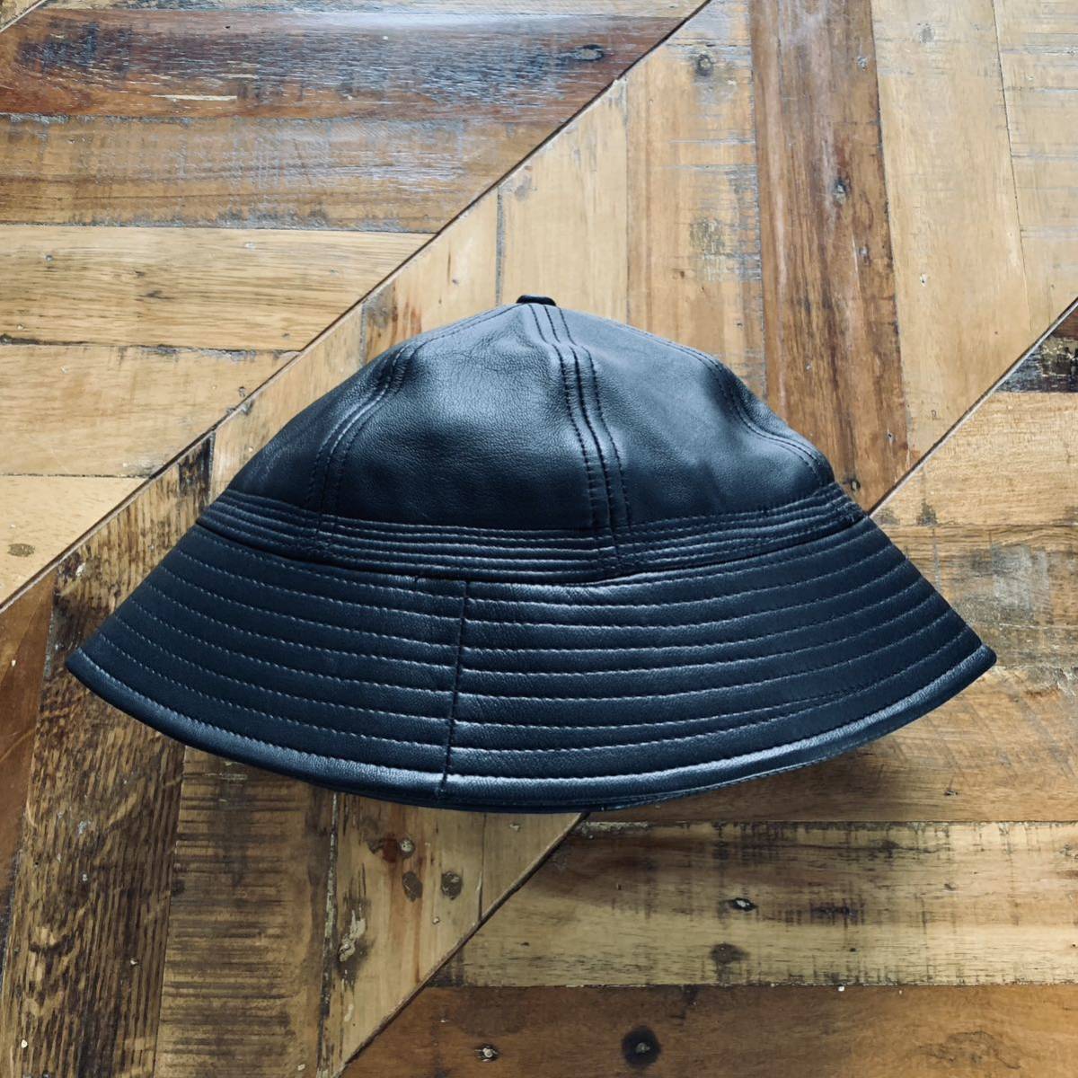 Hender Scheme Sailor Hat エンダースキーマ バケットハット シープレザー 羊革 ブラック セイラーハット バケハ キャップ