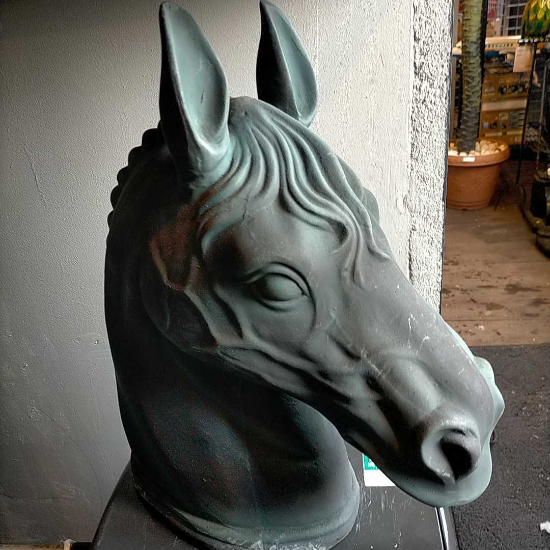 通販半額】ヤフオク! - 仏教美術 仏像 古美術 陶器製 馬銅色 大きい馬