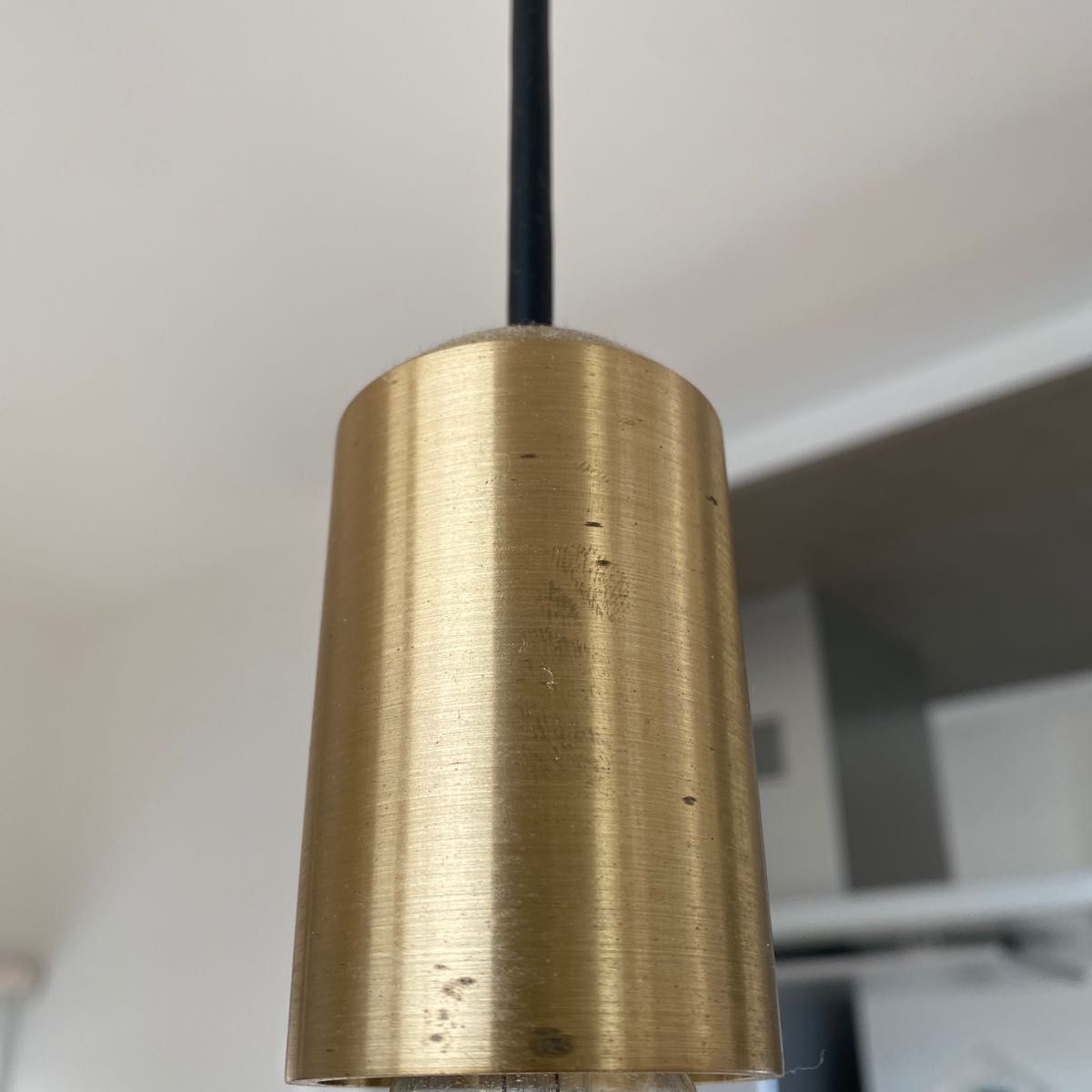 NEW LIGHT POTTERY ペンダントライト Bullet / brass 照明器具 電球