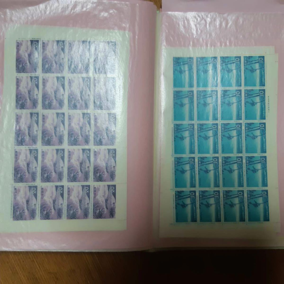 日本切手 未使用 国定公園シリーズ76種 額面51,747円の画像2