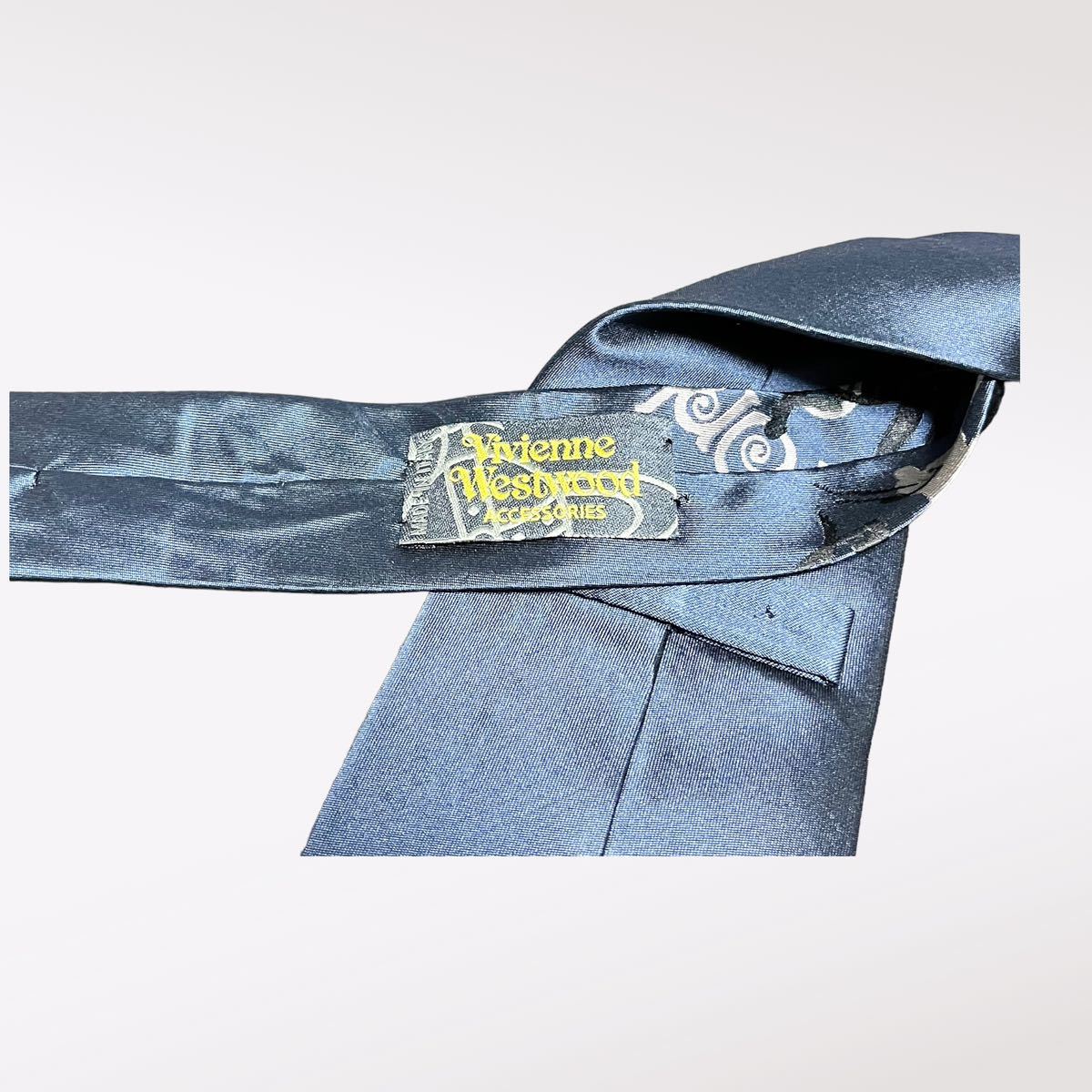  Vivienne Westwood общий рисунок галстук темно-синий Италия производства 