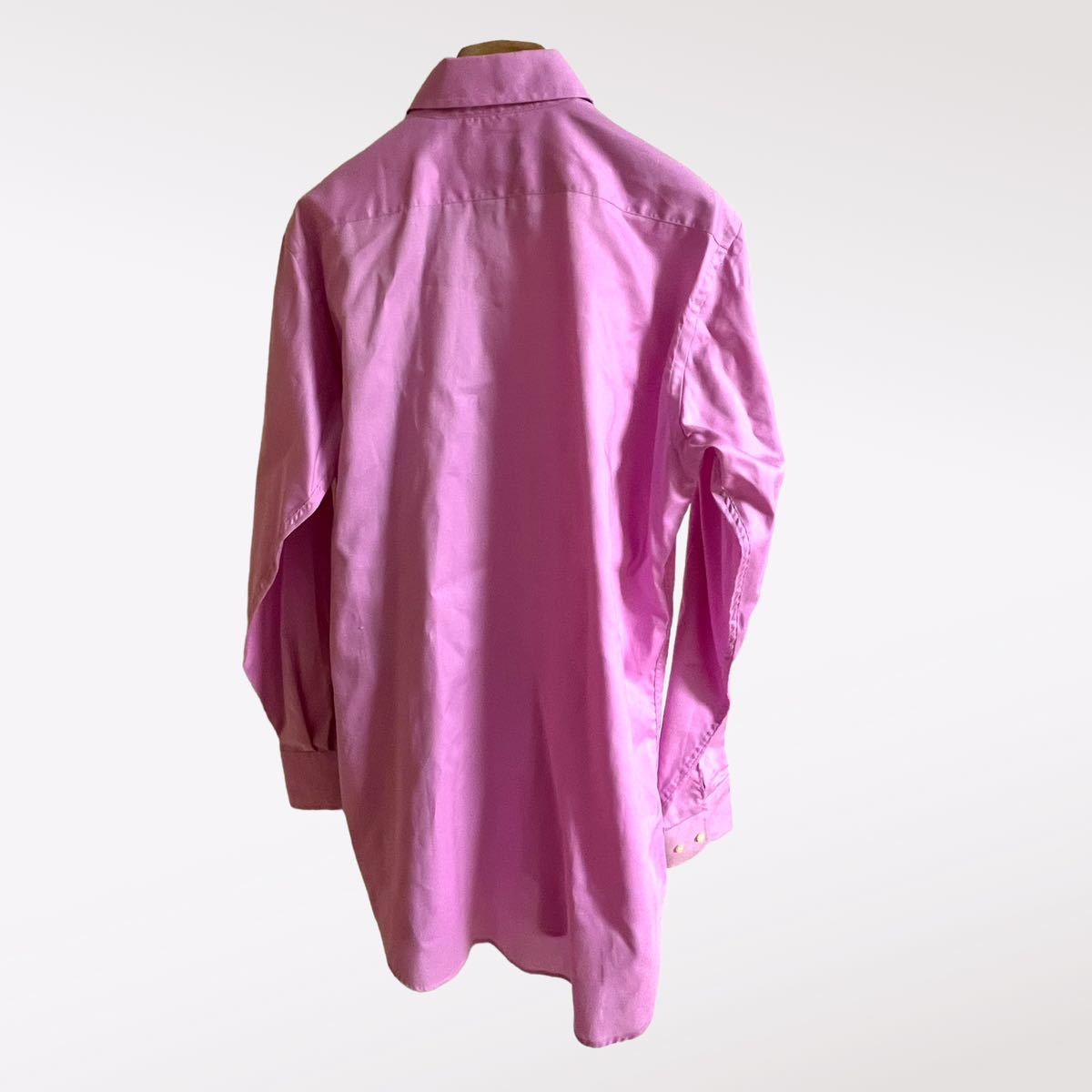ETRO Etro long sleeve du evo to-ni shirt pink Italy made 41 size 