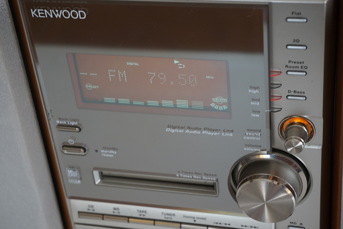 動作確認済み】KENWOOD システムコンポ RXD-SV3MD ケンウッド 2022年