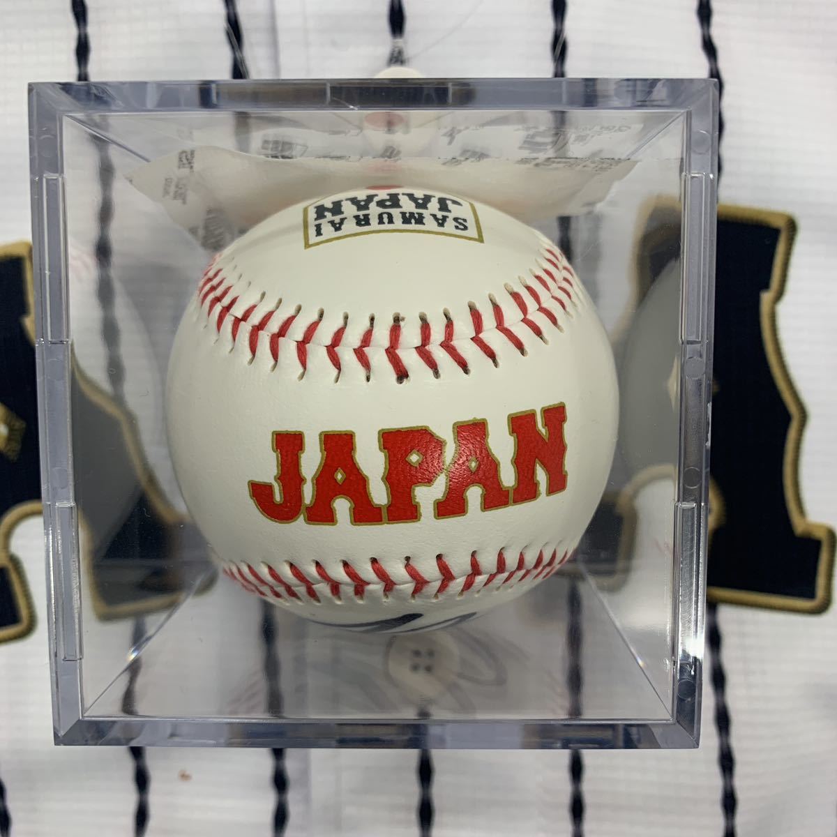 2018WBC 侍ジャパン 松井裕樹選手のサイン入り侍ジャパンボールです。 ボールケース付き 楽天_画像2