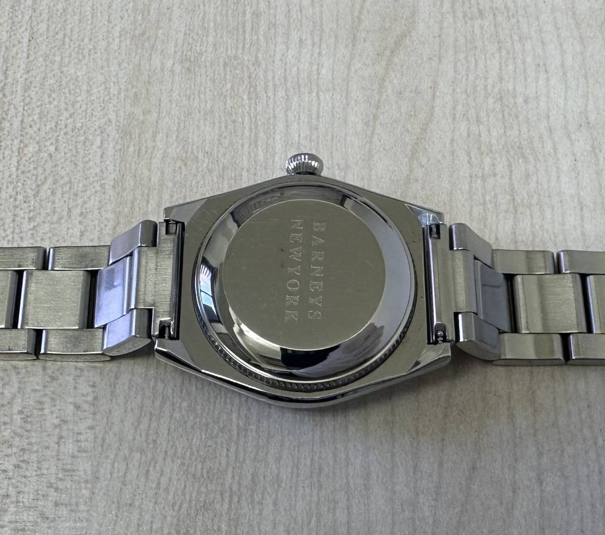 品質保証 美品 バーニーズ ニューヨーク 自動巻き腕時計 バブルバック 