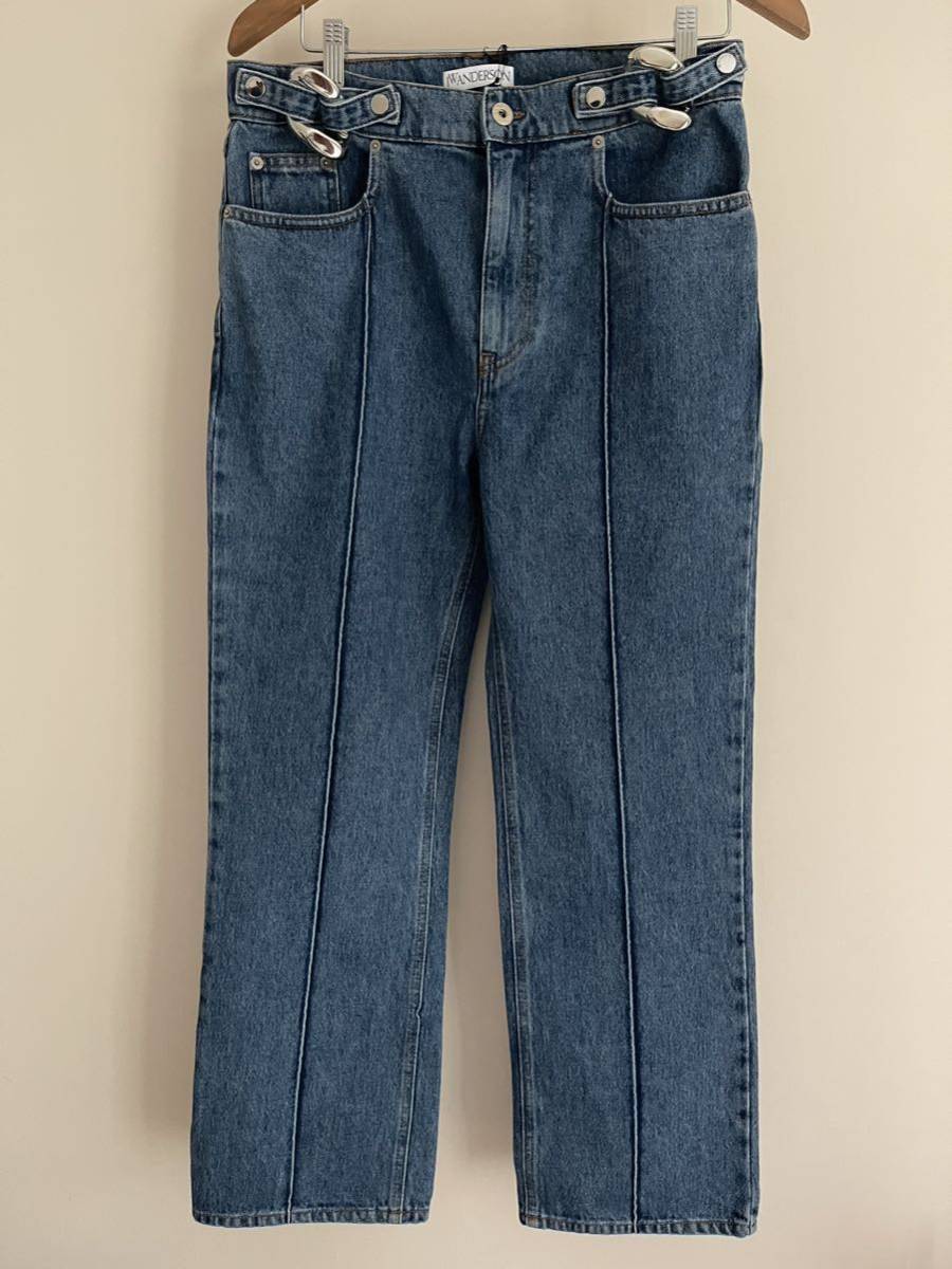 定価76000円☆JW ANDERSON 2022SS チェーンリンク デニムパンツ Slim