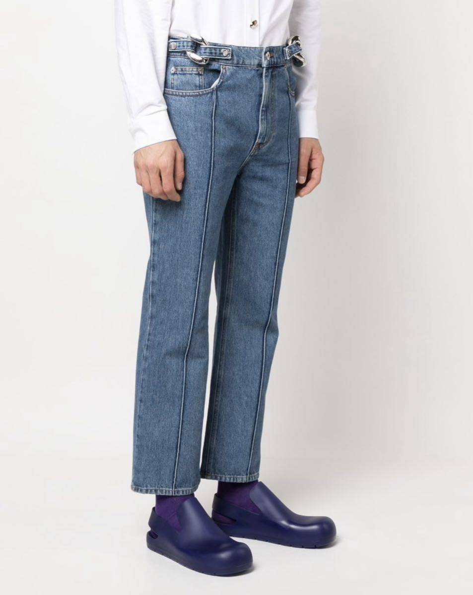 定価76000円 JW ANDERSON 2022SS チェーンリンク デニムパンツ Slim