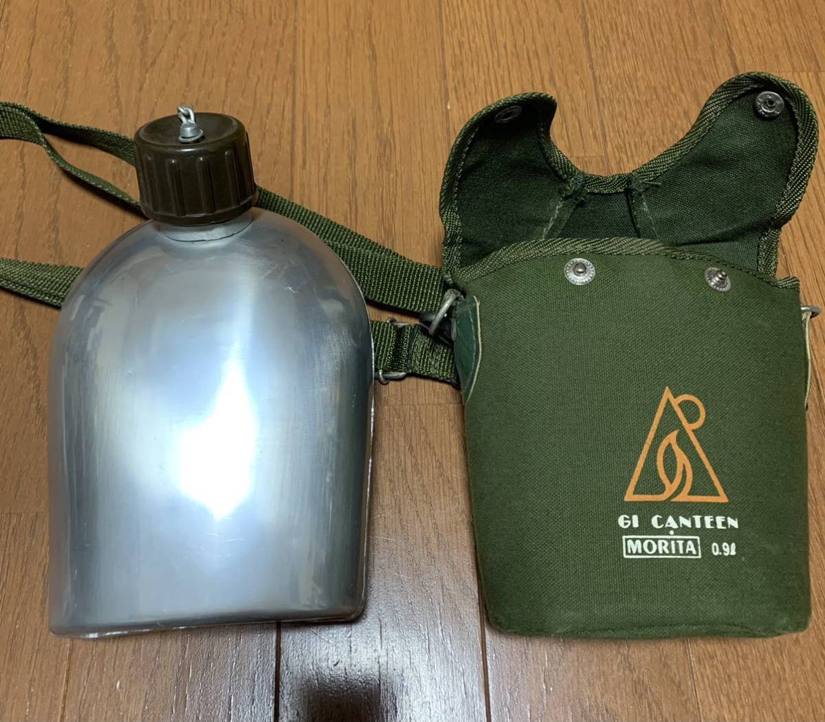 即決!森田製作所 GI CANTEEN MORITA 0.9L キャンプ 登山用 水筒 