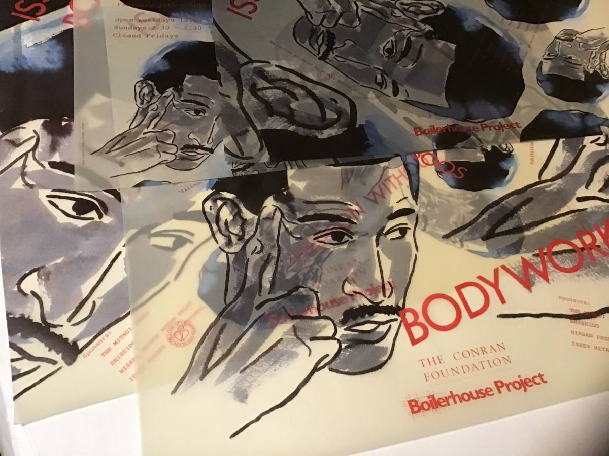 メール便送料無料05 BODY WORKSイッセイミヤケ横尾忠則ポスター1985