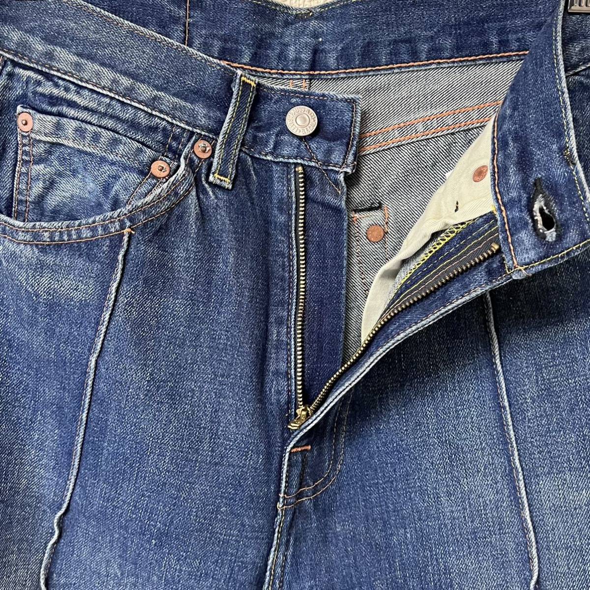 レア品★リーバイス701 ハイウエスト モンロー LVC センターシーム W26 LEVI'S ビンテージクロージング デニムパンツ ジーパン ジーンズ