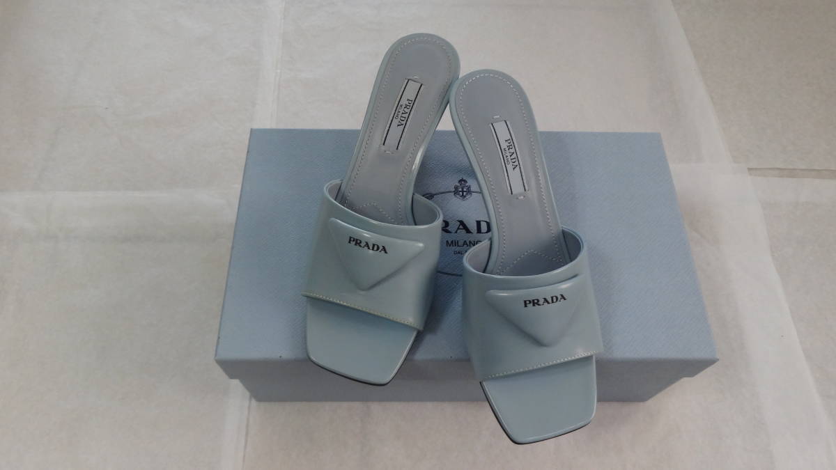 激安商品 送料無料!!☆彡PRADA CALZATURE DONNA レザーサンダル・35