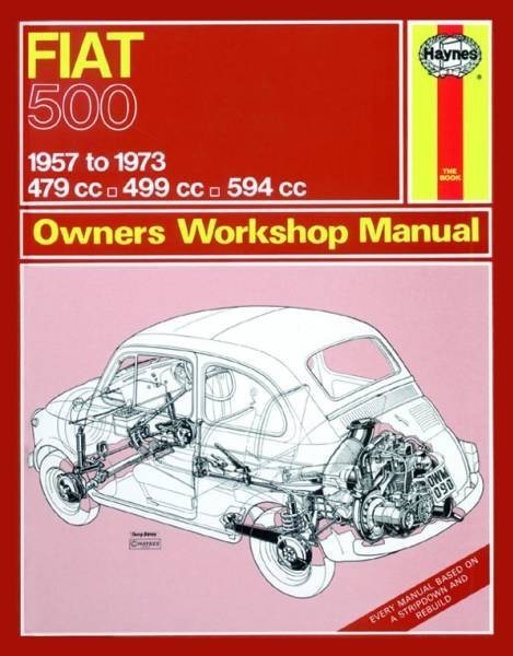  new goods service book FIAT Fiat 500 1957-1973 479 499 594 cc maintenance repair manual service point restore repair repair ^.