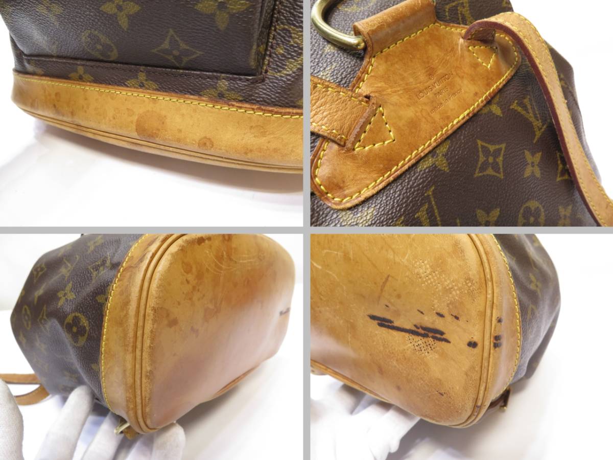 ルイヴィトン モノグラム モンスリMM リュック M51136 LOUIS VUITTON