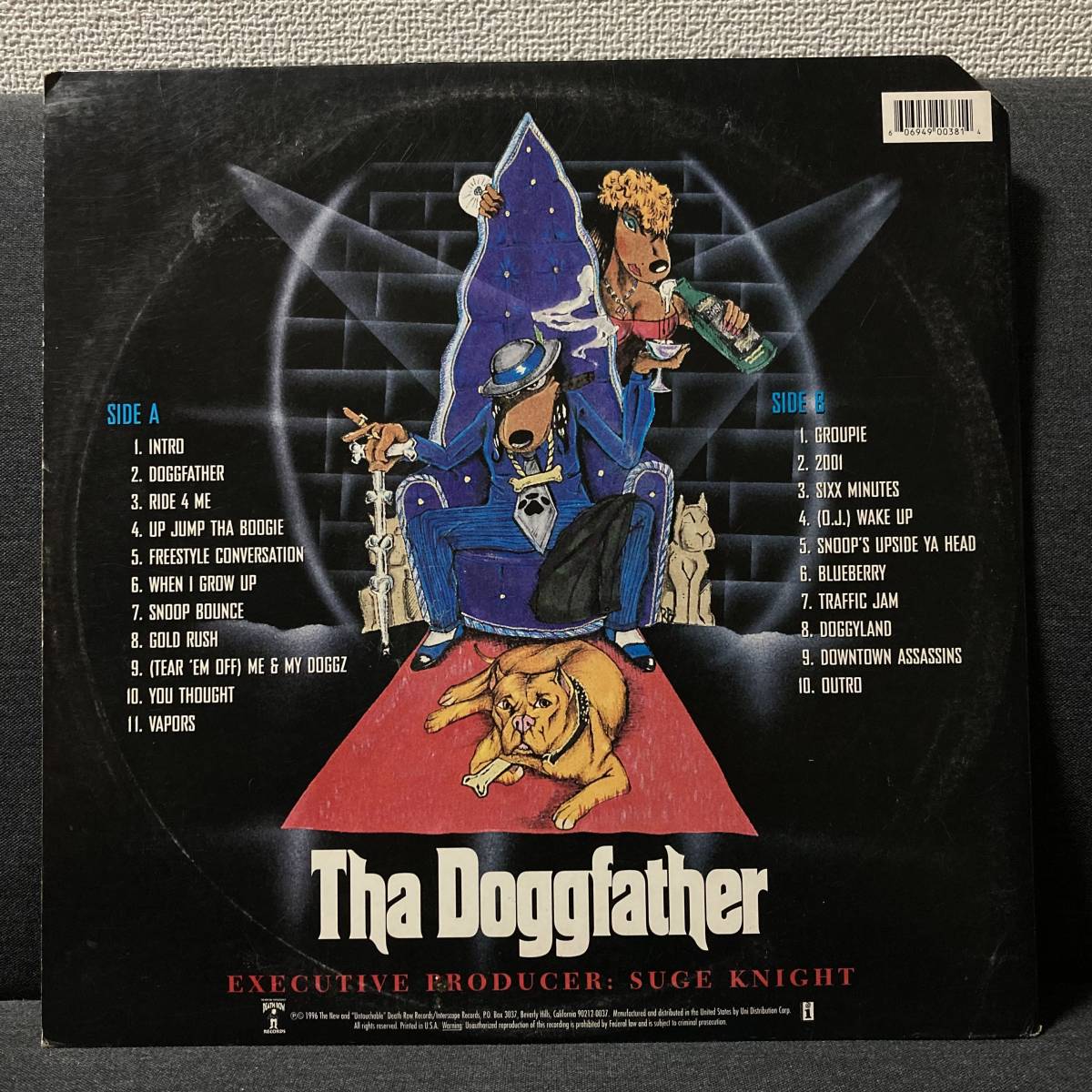 レア ヴィンテージ SNOOP DOGGY DOGG THE DOGFATHER-