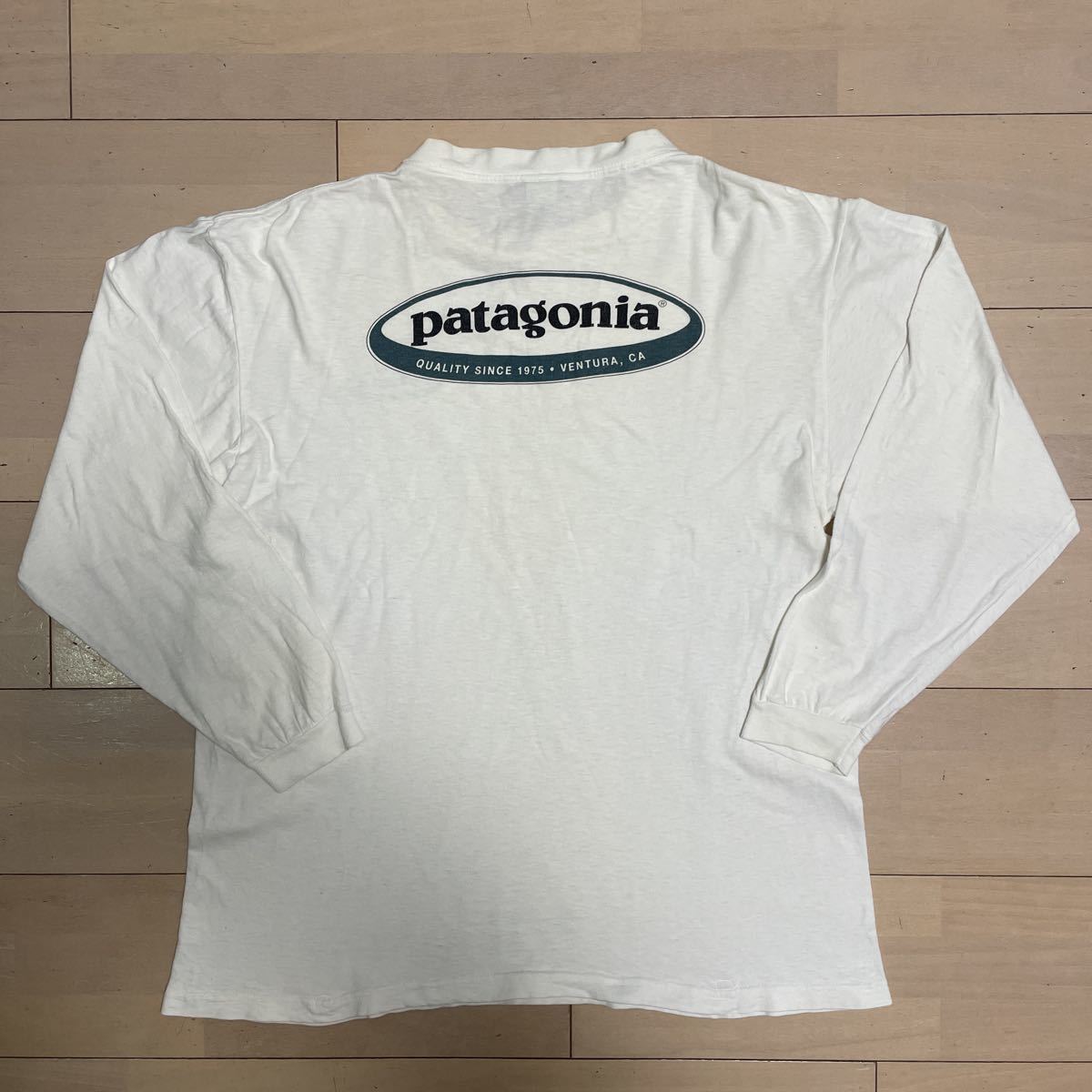 希少 90's Patagonia パタゴニア 長袖Tシャツ Mサイズ USA製 Yahoo!オークション - 希少 90's パタゴニア オーバルロゴ T