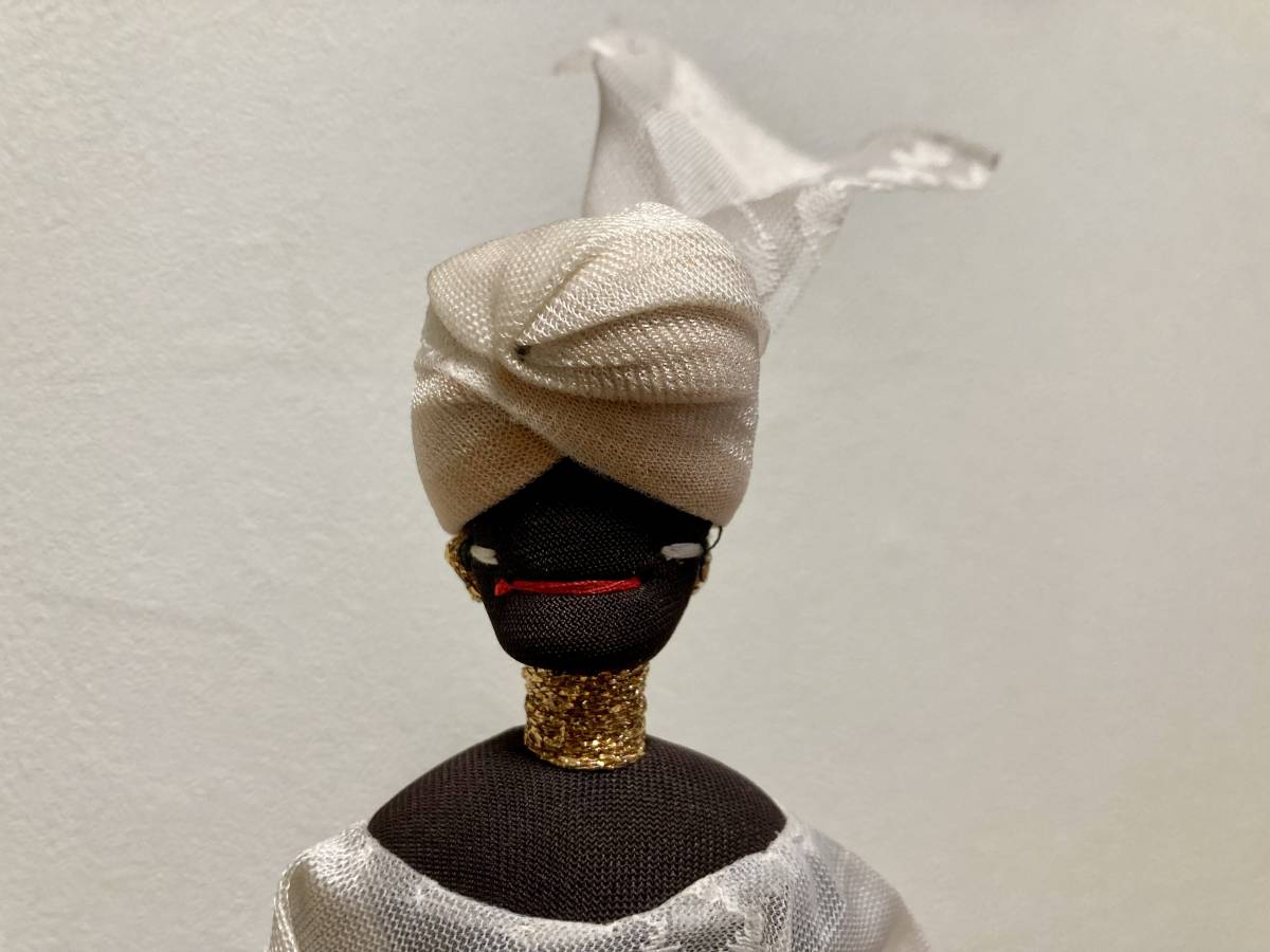 UNKNOWN ビンテージドール 黒人 オブジェ 3体セット 置物 人形 アフリカ インテリア 雑貨 ミッドセンチュリー_画像6