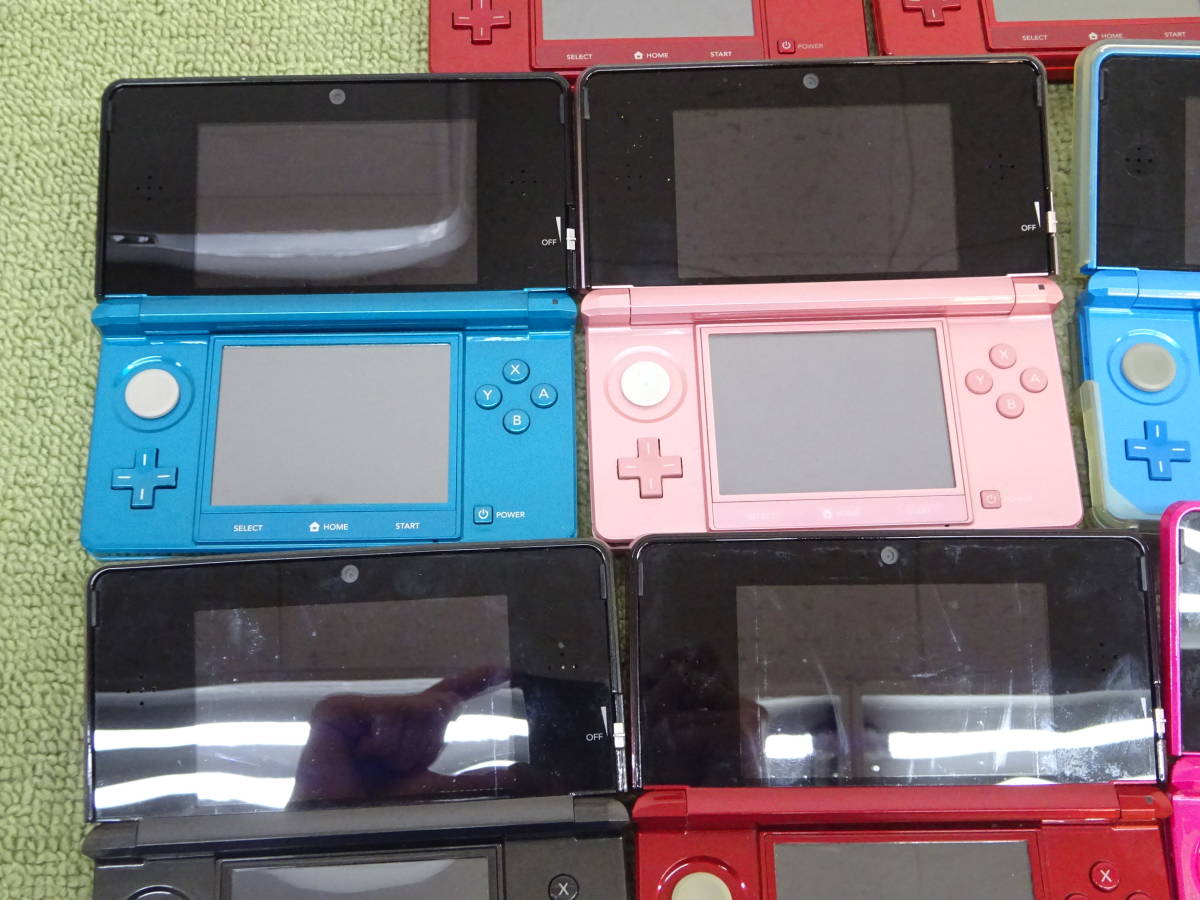 073-E84 ジャンク品 ニンテンドー 3DS 計8点セット フレアレッド