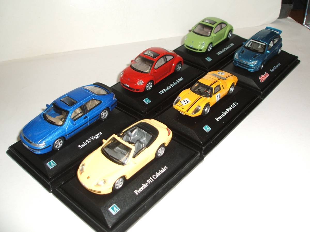# Hongwell & Schuco 1/72 Porsche, Volkswagen, Saab, Ford различный 6 вид ④