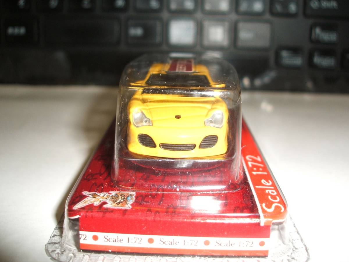 #yatomin1/72 Porsche 911 турбо ( желтый ), Opel GTC( незначительный желтый meta)2 вид ( нераспечатанный )